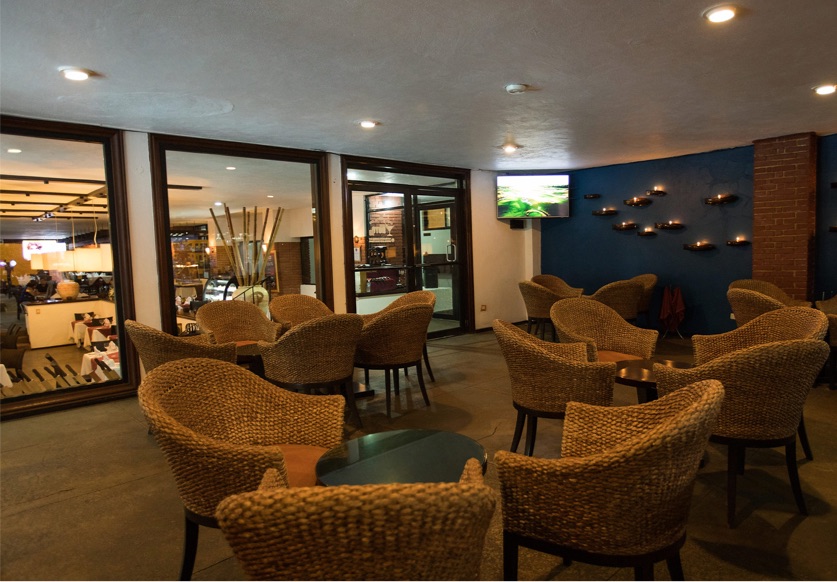 an inside look of Hole 19, the bar inside El Cid's Country Club